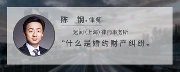什么是婚约财产纠纷