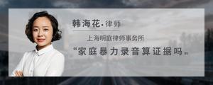 家庭暴力录音算证据吗?