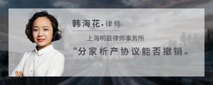 分家析产协议能否撤销?