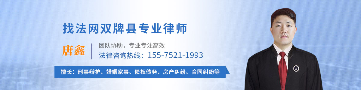 双牌县律师-唐鑫律师