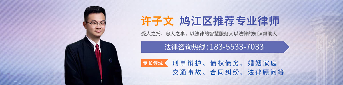 鸠江区律师-许子文律师