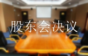 公司注销股东会决议