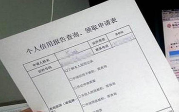 个人信用记录的主要形式