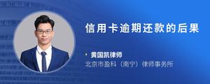 信用卡逾期还款的后果