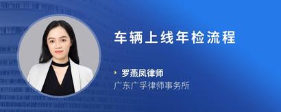 车辆上线年检流程
