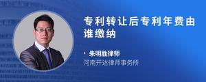 专利转让后专利年费由谁缴纳