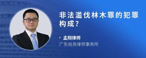 非法滥伐林木罪的犯罪构成?