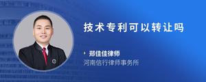 技术专利可以转让吗