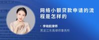 网络小额贷款申请的流程是怎样的