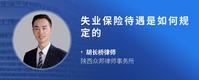 失业保险待遇是如何规定的
