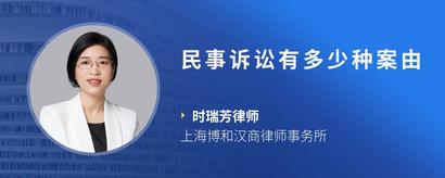 民事诉讼有多少种案由