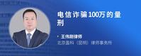 电信诈骗100万的量刑