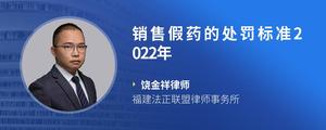 销售假药的处罚标准2022年?