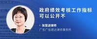 政府绩效考核工作指标可以公开不