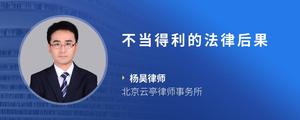 不当得利的法律后果