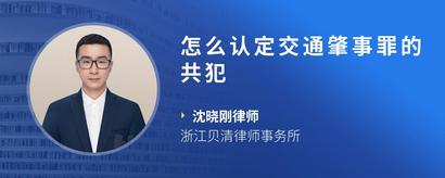 怎么认定交通肇事罪的共犯