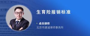 生育险报销标准