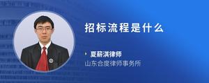 招标流程是什么