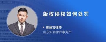 版权侵权如何处罚