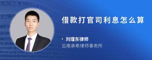 借款打官司利息怎么算