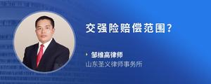交强险赔偿范围？