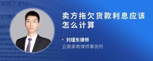 卖方拖欠货款利息应该怎么计算