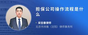 担保公司操作流程是什么