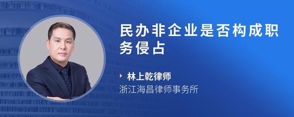 民办非企业是否构成职务侵占