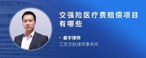 交强险医疗费赔偿项目有哪些