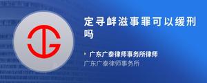 定寻衅滋事罪可以缓刑吗