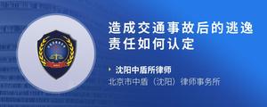 造成交通事故后的逃逸责任如何认定?