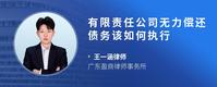 有限责任公司无力偿还债务该如何执行
