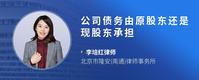 公司债务由原股东还是现股东承担
