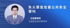 失火罪是危害公共安全罪吗