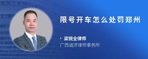 限号开车怎么处罚郑州