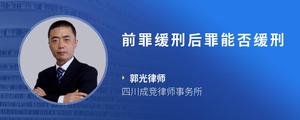 前罪缓刑后罪能否缓刑
