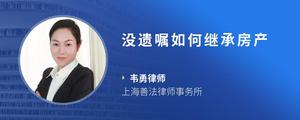 没遗嘱如何继承房产