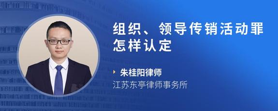 组织、领导传销活动罪怎样认定