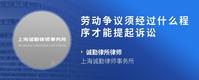 劳动争议须经过什么程序才能提起诉讼