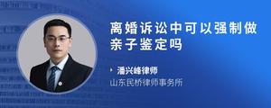 离婚诉讼中可以强制做亲子鉴定吗