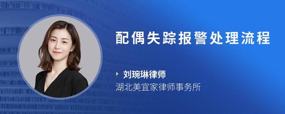 配偶失踪报警处理流程